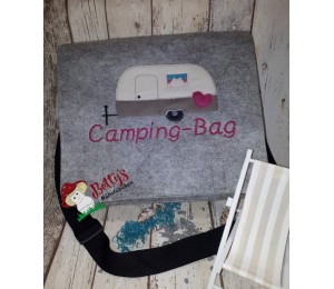 Stickserie - Camping incl. Anhänger & ITH Tasche & ITH Wimpel